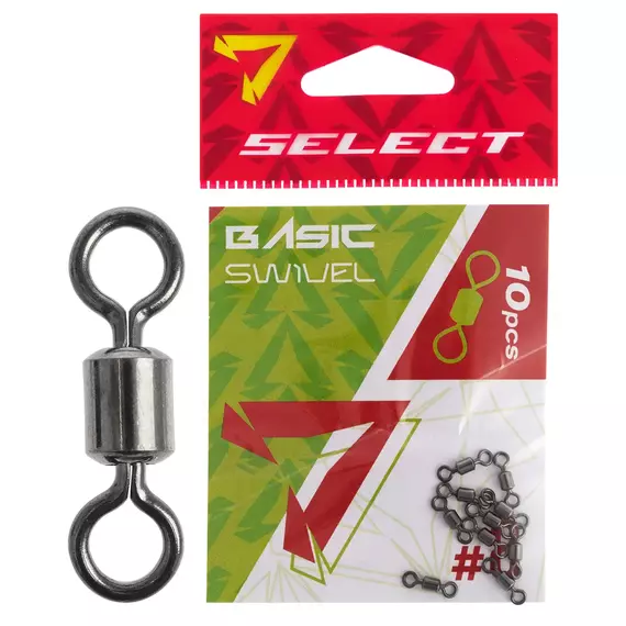 Вертлюжок Select Basic Swivel #8 (10 шт / уп), Размер: #8 (10 мм), фото 